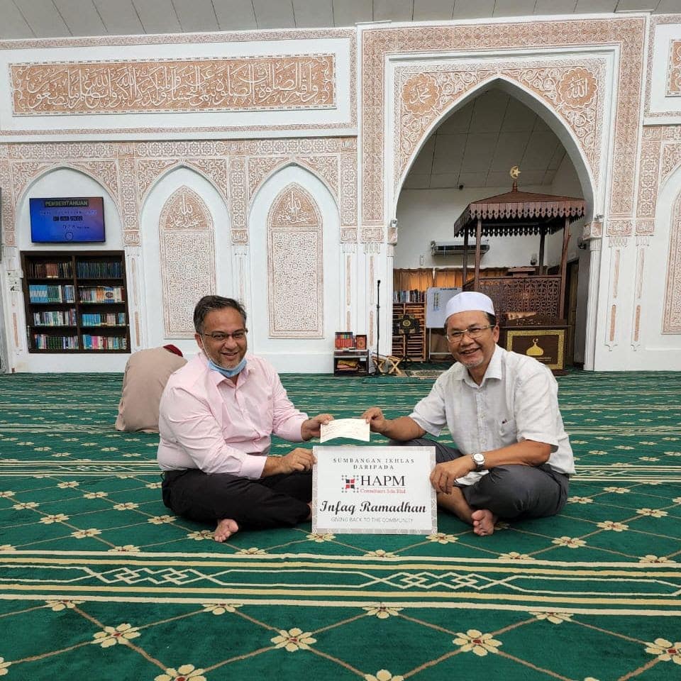 May 2022 Donation: Infaq Jumaat - HAPM Consultants Sdn Bhd